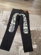 Evisu Mens Denim Jeans -Robot
