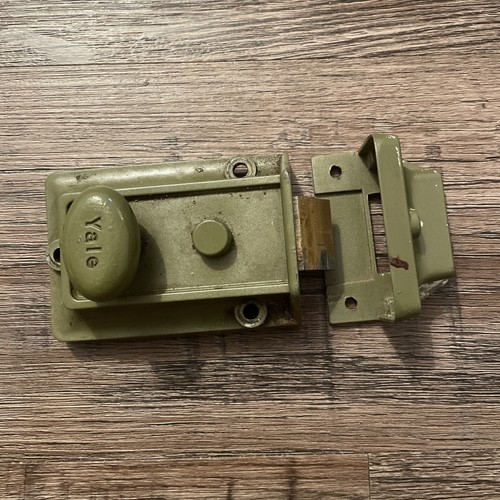 Yale antique rim lock - yale,
