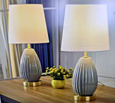 18" Ceramic Table Lamps Modern
