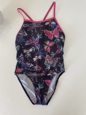 Girls Black Maru Swimming