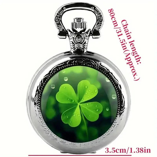 Luck four leaves quartz pocket - four,