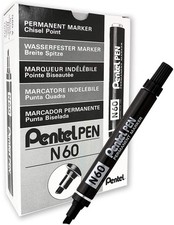 Pentel N60 Black Permanent