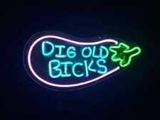 17" Dig Old Bicks Eggplant