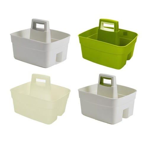 Plastic kitchen caddy with - plastic,