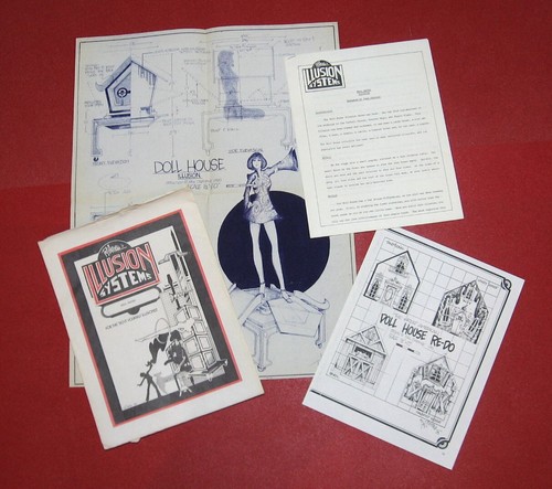 Vtg doll house - '80, plan..paul
