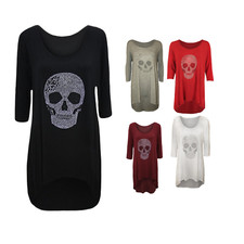 Womens Plus Size Skull Tail