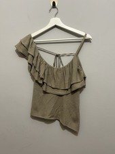 Zara Ruffled Asymmetric Knit