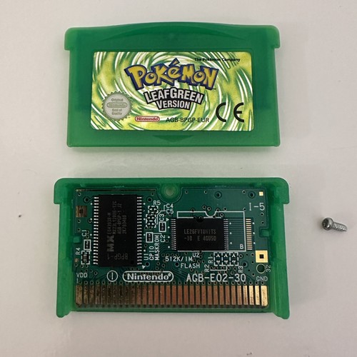 Pokemon leaf green version - green,