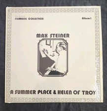 Max Steiner a summer place and helen of troy In Shrink NM Vinyl P604