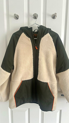 Zara boys colourblock hooded - boys,