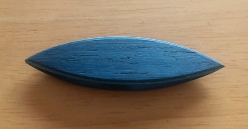 Wood tatting shuttle painted - wood, shuttle.
