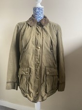 Women’s Joules New Milbury Olive Green Wax Jacket - UK16