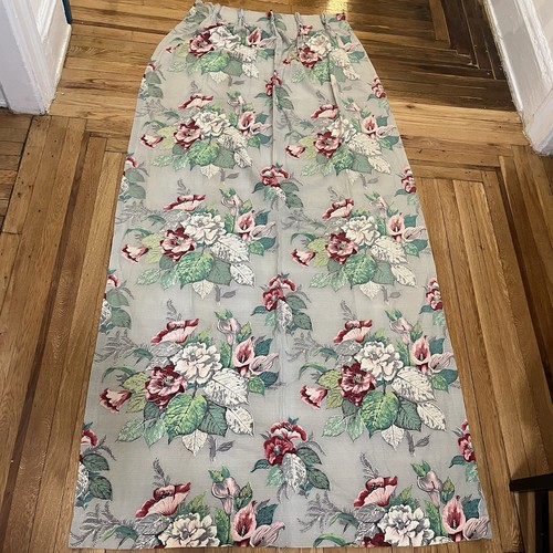 Vintage floral barkcloth - floral,