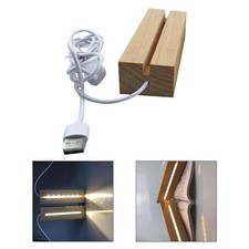 LED Display Lights Wooden