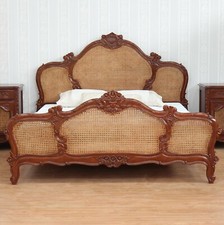 French Arch Rattan Bed | Cane