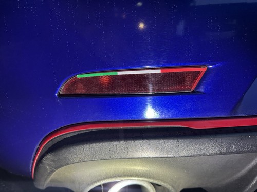 Italian flag car - italian, alfa