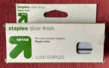 5,000 Silver Finish Staples