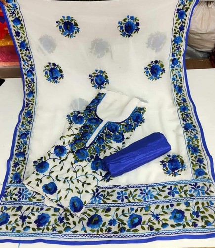 Chikankari suit - chikankari,