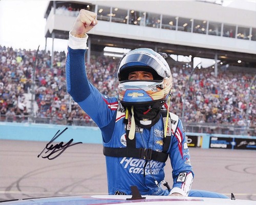 Autographed 2021 kyle larson - autographed,