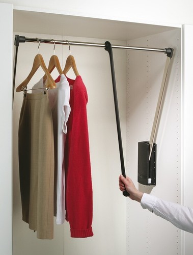 Pull down wardrobe - pull, rail