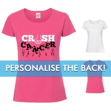 CRUSH CANCER Logo Ladies