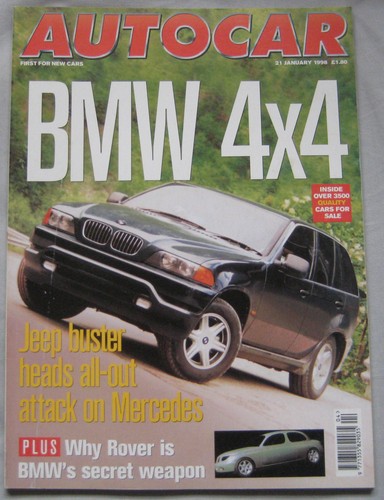 Autocar 1998 featuring - autocar, 21/1/1998