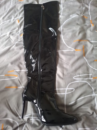 Black over the knee - the, pvc