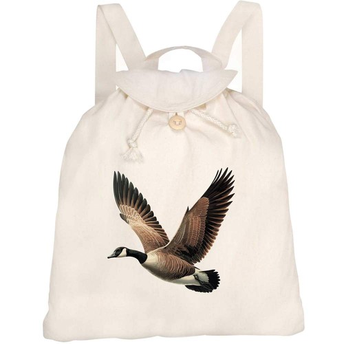 Canada goose flying canvas - flying',