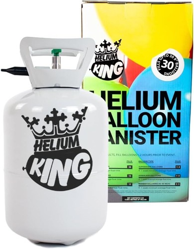 Disposable helium gas canister - disposable,