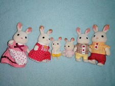 Sylvanian Families Milk Rabbit Family