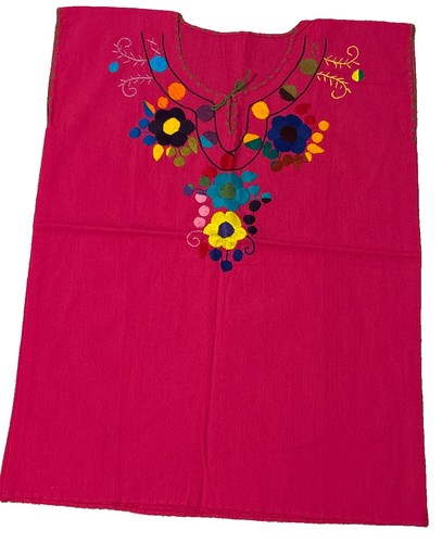 Embroidered mexican blouse - embroidered,