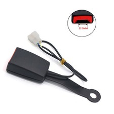 1X 22MM Black Car Seat Belt
