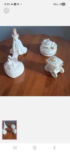 White ceramic wedding - white,