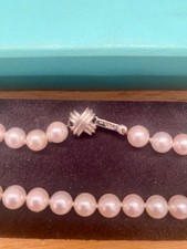 Tiffany & Co. Akoya Pearl Bracelet by Paloma Picasso 18ct White Gold X Clasp