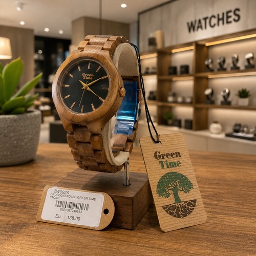 Green time zw092a wooden - green,