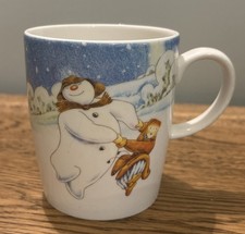 Rare Portmeirion Raymond Briggs The Snowman Dancing Mug Cup 2009 Christmas  VGC