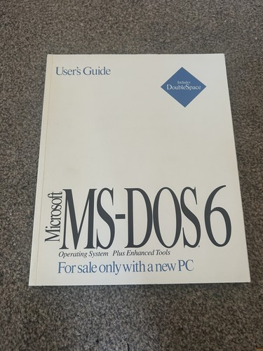 Microsoft dos6 user s - microsoft, ms-dos6