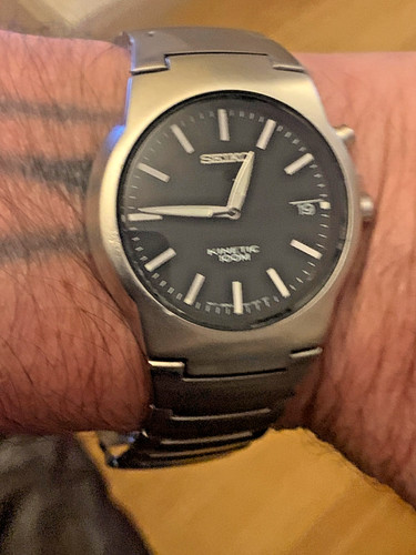 Mens seiko kinetic watch - seiko,
