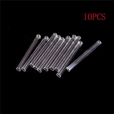 10Pcs 100 mm Pyrex Glass Blowing Tubes 4Inch Long Thick Wall Test Tube'