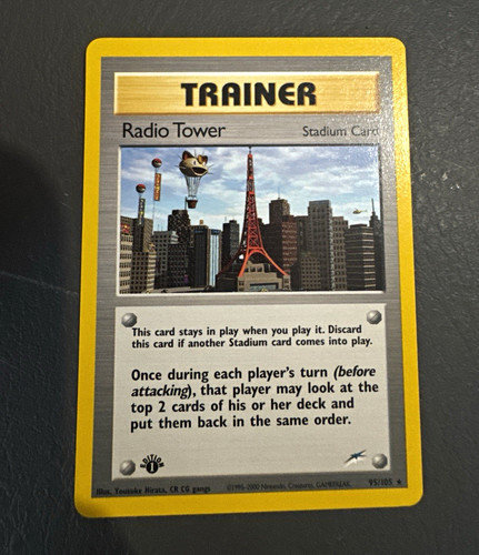 Pokémon tcg radio tower neo - pokémon,