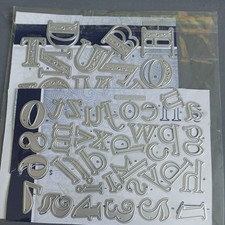2 Tattered Lace Alphabet Card