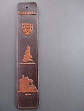Leather bookmark cornwall - leather,