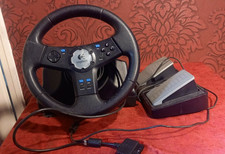 PS2 - Logitech Rally Vibration Feedback Steering Wheel  - PlayStation 2