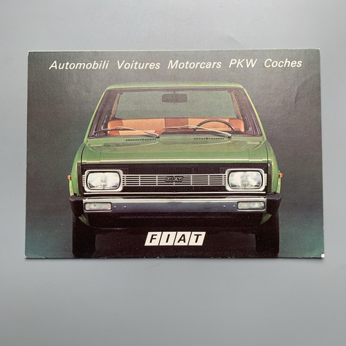 Fiat range brochure 1970s - fiat,