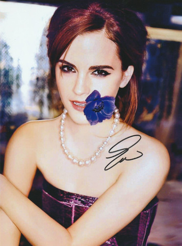 Signed emma watson autographed - signed,
