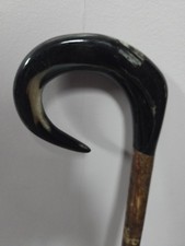  shepherds crook/market stick/beaters/ in Welsh black rams horn 55Inch