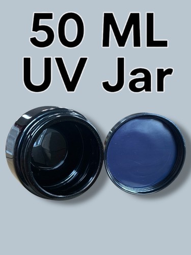 20x 50ml glass jars - uv,