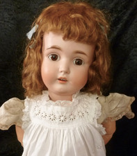 ANTIQUE DOLL , BISQUE DOLL 