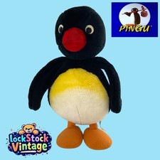 Pingu Plush 10” Golden  Bear Vintage 1996 BBC Productions CBeebies