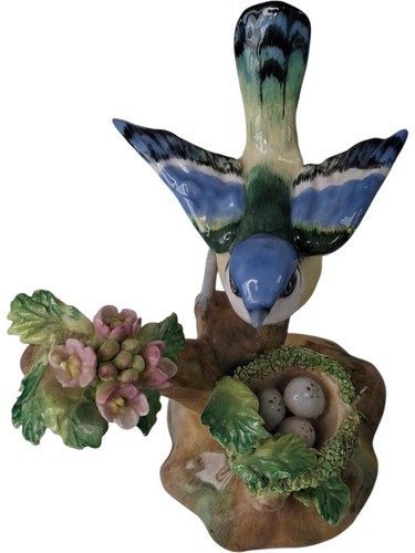 Vintage blue bird - blue,